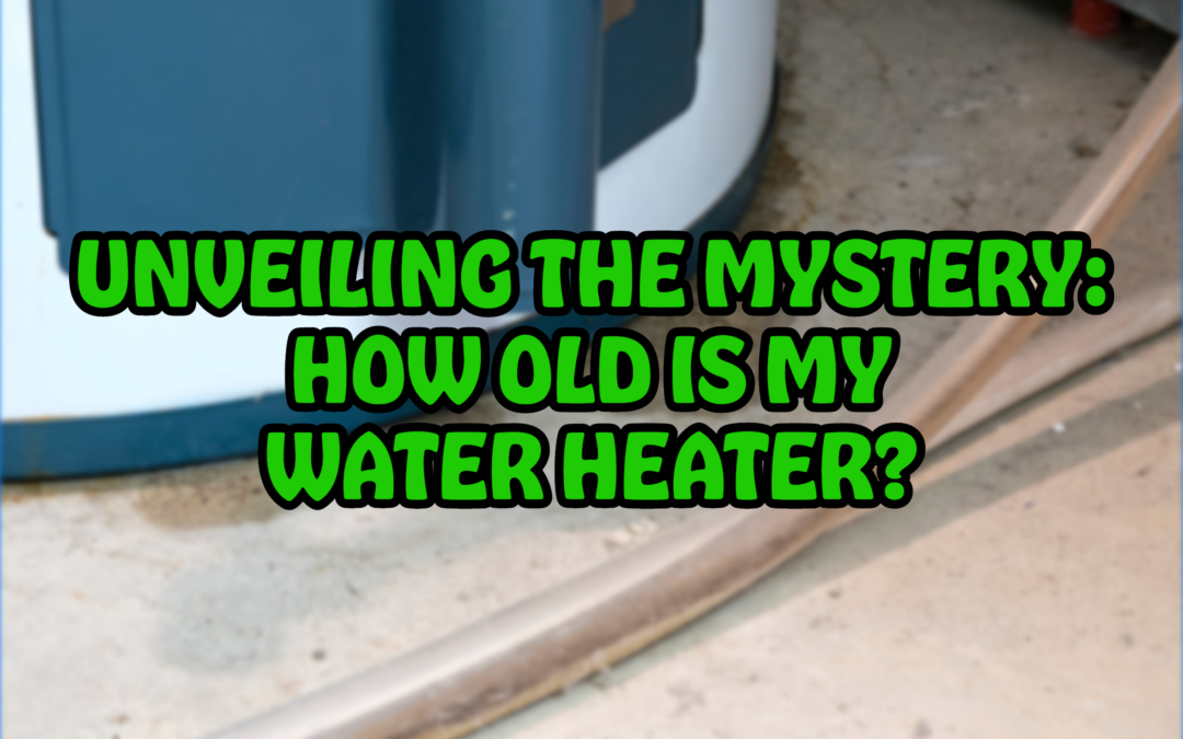 UNVEILING THE MYSTERY: HOW OLD IS MY WATER HEATER?   